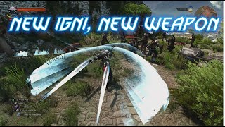 Witcher 3 Mod: New Igni Sign, New Weapon / 위쳐 3 모드: 표식 위쳐 - 새로운 이그니 표식, 새로운 무기