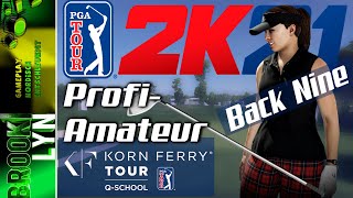 PGA Tour 2K21: Korn Ferry Tour Q-School – Back9 [Golf | Let's Play Deutsch | Gameplay German | 2020]