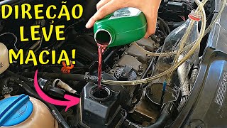 DIREÇÃO LEVE E MACIA - DRENAGEM TOTAL DO ÓLEO!