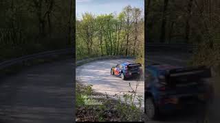 P.L. Loubet uderza w barierę | Rajd Chorwacji 2023 | Ford Puma Rally 1 WRC #wrc #youtubeshorts