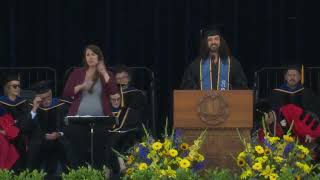 Emotional Graduation Speech 2024 - Univ Calif Santa Barbara - Poker Pro Graduates College at 35