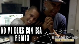 Baby Rasta y Gringo junto a Yomo en el Estudio "No me dejes con Esa RMX"