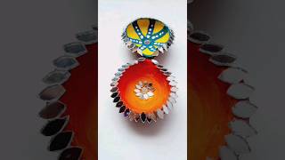 Beautiful Diya Making For Diwali #diy #shorts #craft #diwalicraft #diyadecor