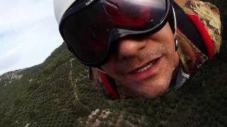 Volo dell'angelo "Flying In The Sky" -Rocca Massima(LT)- (GoproHero3White) Volo del Falco Pellegrino