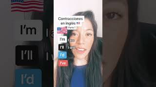 Contracciones en inglés parte 1 #idiomas #english #ingles #aprenderingles