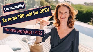 Her er mine 100 mål for 2023