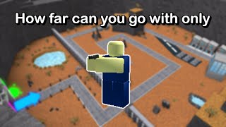 How far can you go with Only Scout? | Roblox Tower Battles