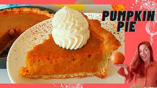 PUMPKIN PIE / TARTA DE CALABAZA THANKSGIVING 👍