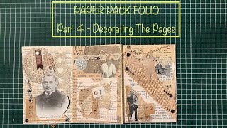 Junk Journal / Grungy Theme / Paper Pack Folio / Part 4