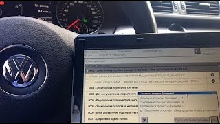 Чтение и удаление ошибок Volkswagen Passat B7 (VAG) с помощью Carista + ELM327 (OBD2).