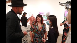 D*Face and Travis Lampe 🎥 Opening Night at Corey Helford Gallery, LA🌴