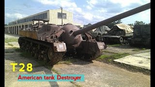 Real T28 American Tank Destroyer in the Ditch #Worldoftanks #wot