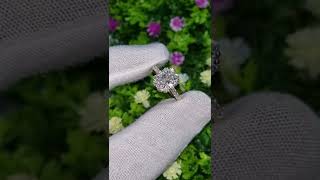 Radiant Cut Halo Engagement Rings