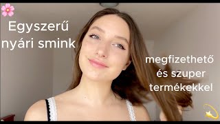 Egyszerű nyári smink│E M