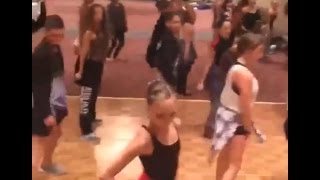 Maddie & Nia Doing A Hip Hop Combo At Sheer