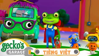 Ga-ra Bị Ma Ám | Xe TảI Dành Cho Trẻ Em | Gecko’s Garage Tiếng Việt