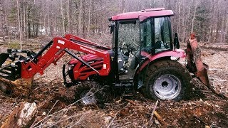 Farmi Logging/skidding Winch...Mahindra design flaw? Tractor knocked out of commission...