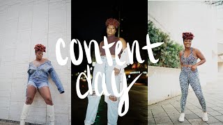 content day vlog - chit chat grwm, shooting at night, + makeup removal routine