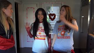 Valkyrae and Leslie’s last minute GUEST APPEARANCE in QT’s stream before SUPER BOWL