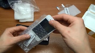 Дисплей для iPhone 4 кнопка и набор отвёрток