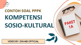 Contoh Soal Kompetensi SOSIO-KULTURAL untuk Calon PPPK 2021 - Paket 1A