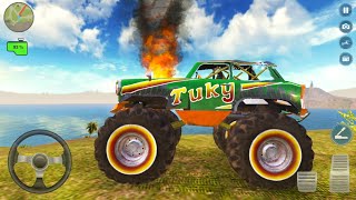 Monster Truck Car Drive On Water - Off The Road Car Simulator - Android Gameplay