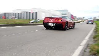 Chevrolet Corvette C7 acceleration sound