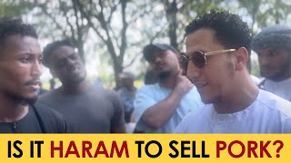 Is It Haram To Sell Pork? Then Interrupted By A Guy Unsure if He’s Here | Speakers Corner