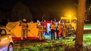 Automobilist ernstig gewond bij ongeval Veenhuizen