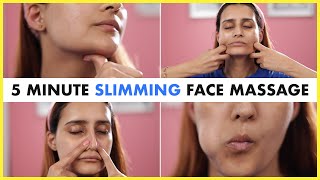 Face Slimming Massage 2024 + Reduce Double Chin, Dark Circles & Wrinkles | Glamrs