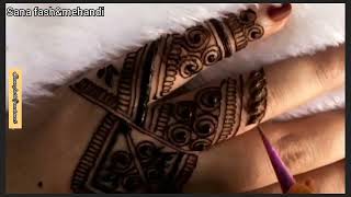 Finger Mehandi Design #mehandi #artist #trending