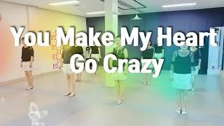 You Make My Heart 
Go Crazy(Phrased Beginner)-Line Dance