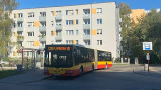 ⚡️ Przejazd: MAN NG363 Lion’s City G [🚍520] MZA Warszawa #3433 ⚡️