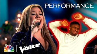 [KELLY CLARKSON] | REACTION to Kelly Clarkson Performs "Santa, Can't You Hear Me" | The Voice Finale