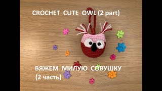 Сова крючком (2 из 4) – Очень подробно – Для начинающих //Crochet Owl (2 of 4) – Beginner Level