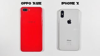 Oppo A12E VS Iphone X | Speed Test & Comparison