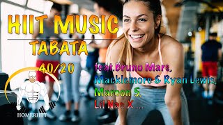 HIIT WORKOUT MUSIC - 40/20 - POP MUSIC - feat.Bruno Mars, Macklemore & Ryan Lewis,Maroon 5,Lil Nas X