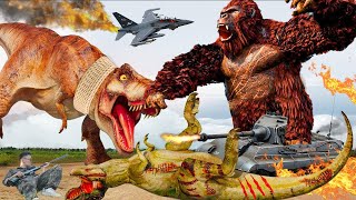 THE BEST NEW ACTION MOVIES 2024| King Kong VS Siren Head | Jurassic Park Fan-Made Film | @TeddyChase