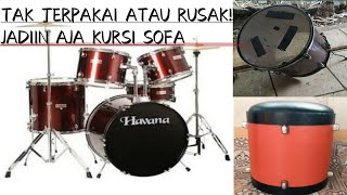 Buat Kursi sofa dari drum band bekas