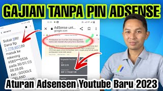 Belum dapat PIN Adsense udah Gajian | Aturan Baru Youtube 2023