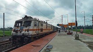 Dangerous WAP-7 Strom Poorva Ex+Duronto kanchenjunga+Coalfield Express Attack 130kmh Indian Railways