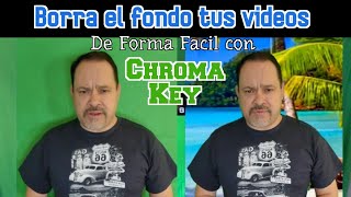 Borra tu background o fondo en tus videos con Chroma Key ‼️ Facil mente 🤔