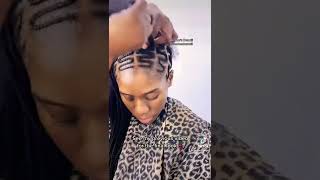 Zigzag Feedin Braids| 4C Natural Hair | Protective Style