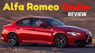 LOOK!! 2017 Alfa Romeo Giulia (The Four Cylinder Giulia has a 2 0 liter Turbocharged Engine)