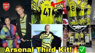 OFFICIAL✅Arsenal have Launched “Garish”New Third Kit for 2023/24 Season🔥Declan Rice Shirt Spotted