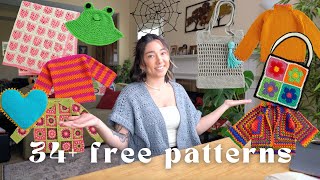 34+ crochet & knit projects for beginners + patterns :)