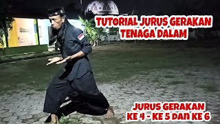 TUTORIAL JURUS GERAKAN TENAGA DALAM ‼️ JURUS GERAKAN KEEMPAT, KELIMA DAN KEENAM