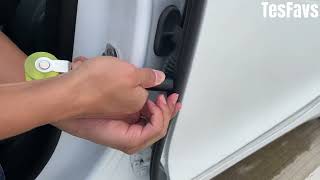 How to Easily Install the Tesla Model 3 & Model Y Extra B Pillar Door Seal Kit | Step-by-Step Guide