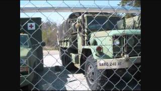 Assorted military vehicles