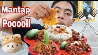 Mukbang makan siang sederhana tapi nikmat